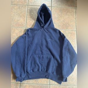 Jerzees Super Sweats Very Soft Navy Men’s Hoodie Great Condition- Size Large